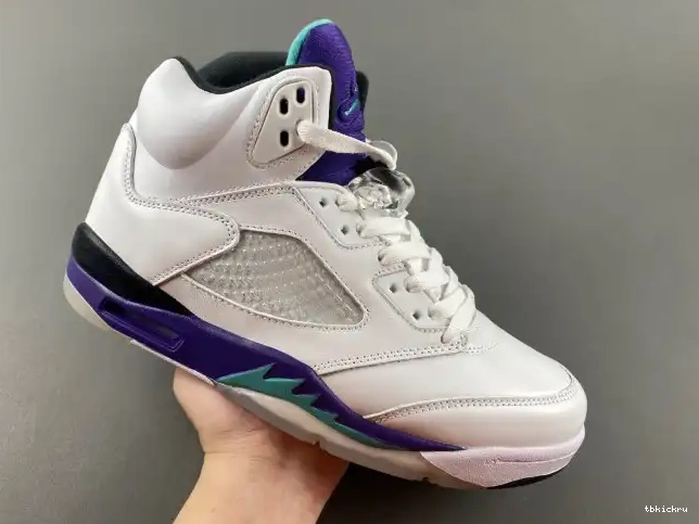 Cheap TBkick Air 5 Jordan Grape 136027-108 Retro (2013) 0607